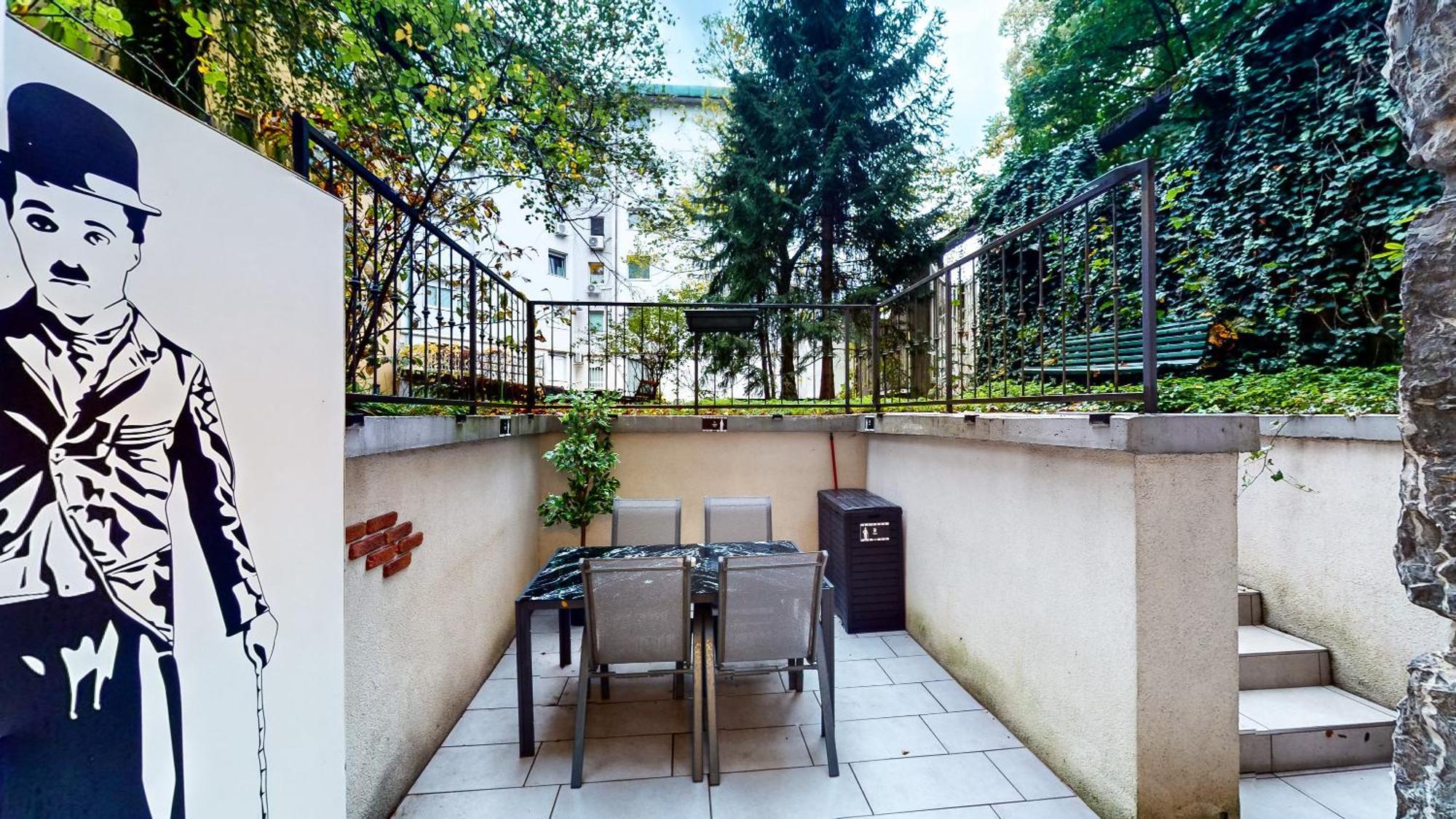 Chaplin Apartment - Free Garage Parking Liubliana Exterior foto