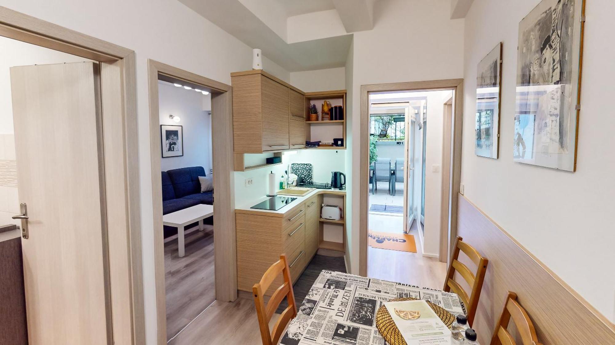 Chaplin Apartment - Free Garage Parking Liubliana Exterior foto